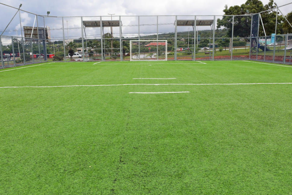 Campo sintético implantado no Taquari